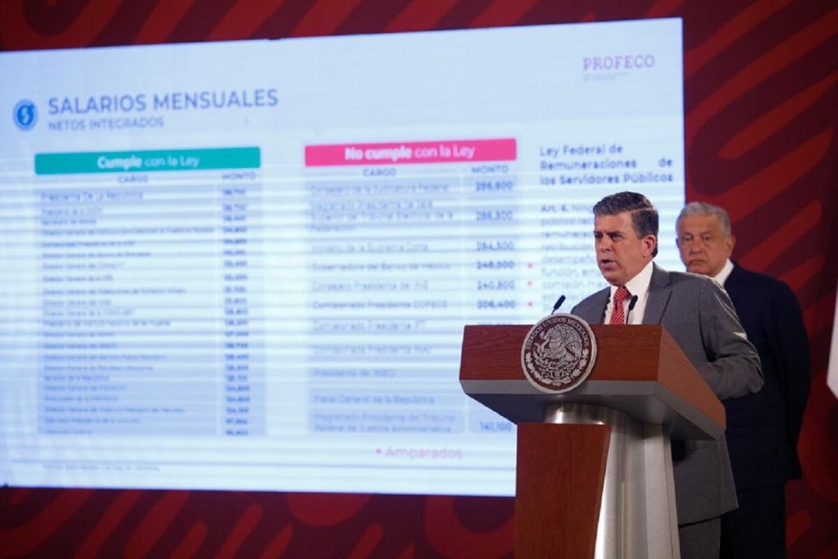 VÍDEO: Servidores públicos que ganan más que AMLO, según Profeco