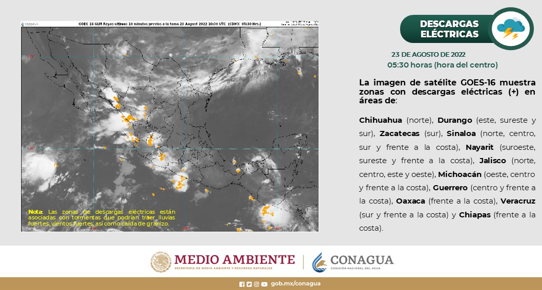 Para este martes se pronostican lluvias intensas en Chihuahua ySonora