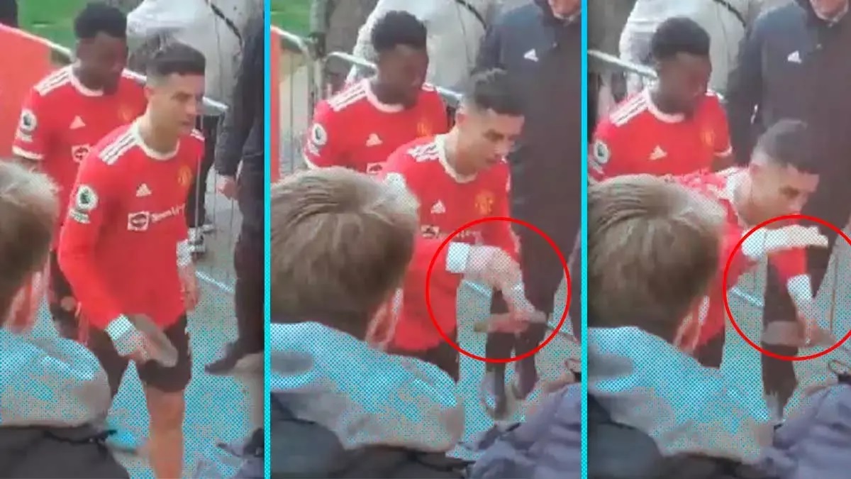 VÍDEO | Sancionan a Ronaldo por Tirar Teléfono de Niño Autista