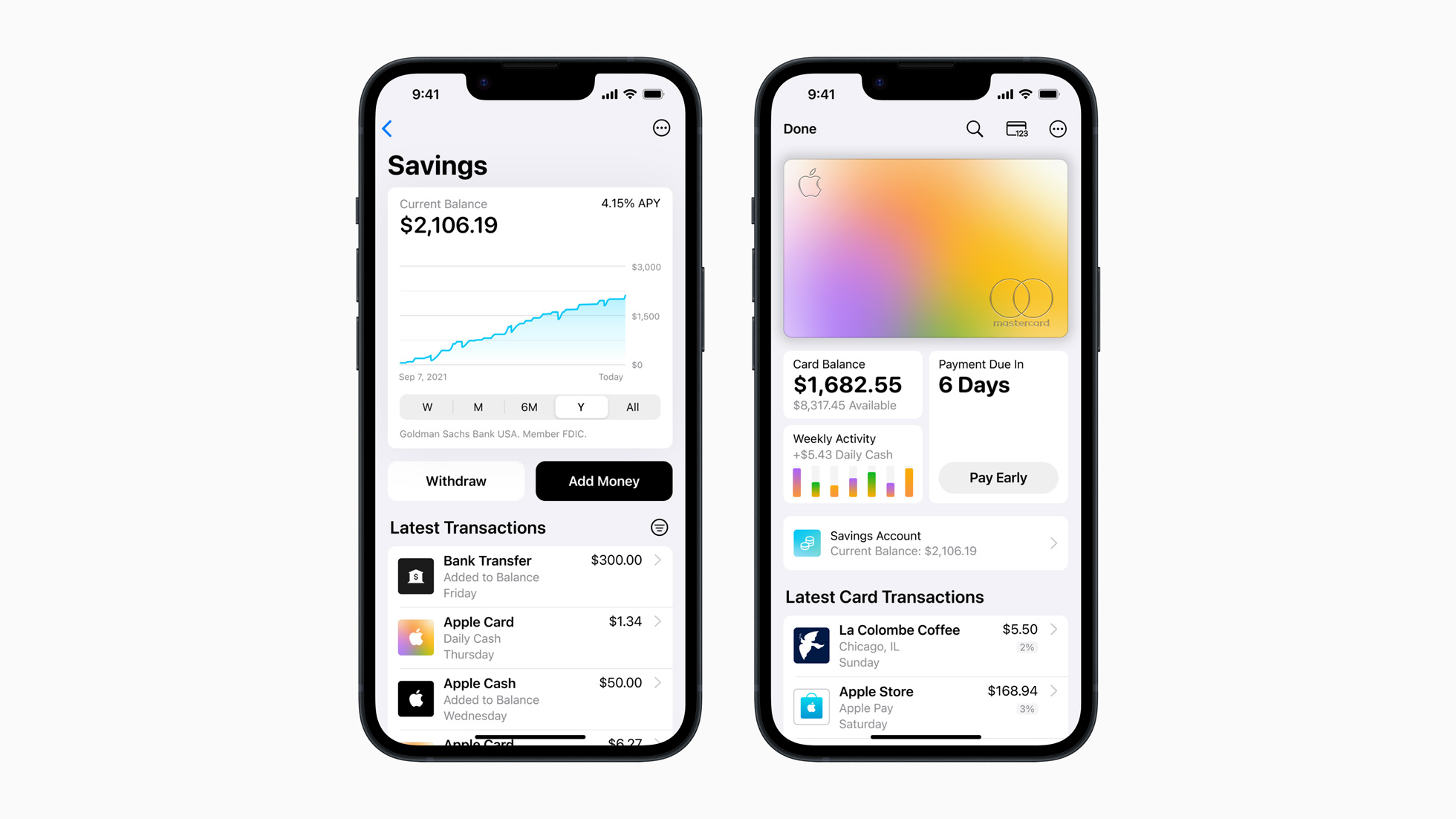 Apple anuncia una cuenta de ahorros con rentabilidad del 4,15% para titulares de Apple Card