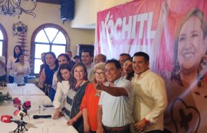 Xóchilt Gálvez, congregó dirigencias estatales del PAN, PRI y PRD