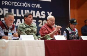 Evalúa Consejo Estatal de Protección Civil, primeras afectaciones de huracán Hilary en BCS