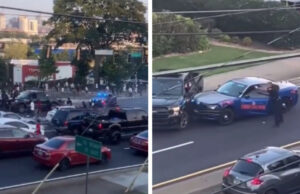 Conductor atropella a varias personas al intentar escapar de la policía