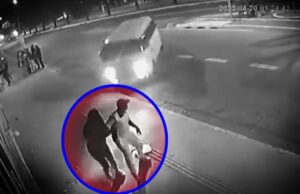 Fuerte vídeo: combi atropella a mujer embarazada en Brasil