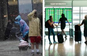 Tormentas en EU dejan dos muertos y miles de personas sin electricidad; hay vuelos cancelados