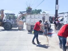Recolecta Servicios Públicos cerca de 12 m3 de residuos en zona centro de La Paz