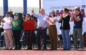 El gobernador Víctor Castro puso en marcha en La Paz los Juegos Deportivos de la Amistad