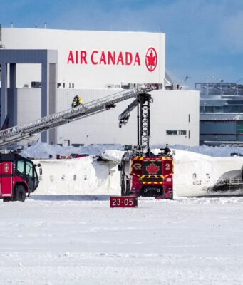 Avión de Delta Air Lines se estrella en el Aeropuerto Internacional Pearson de Toronto