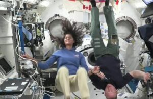 Tras 9 meses en el espacio, astronautas varados ponen los pies sobre la Tierra