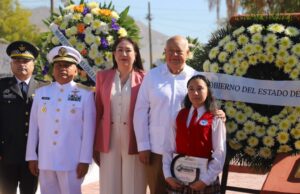 Preside Castro Cosío la ceremonia por el 219 Aniversario del Natalicio de Benito Juárez García