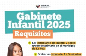 Invitan a niñas y niños de La Paz, a participar en Gabinete Infantil 2025