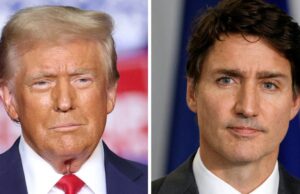 Trump amenaza a Canadá con aumentar aún más los aranceles si responden: “explíquenle al gobernador”, dice al referirse a Trudeau