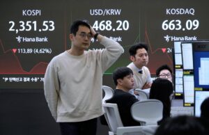 Colapsan mercados asiáticos por aranceles de EE.UU.