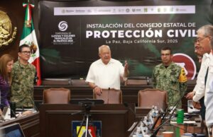 Instala gobernador Víctor Castro el Consejo Estatal de Protección Civil de BCS