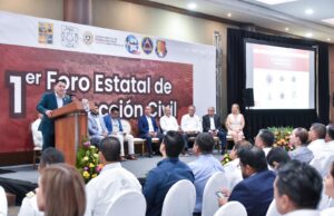 ESCAPARATE POLÍTICO/Encabezados por el diputado del Verde Erick Iván Agúndez Cervantes, el foro busca preparar a todos los sectores ante eventuales fenómenos naturales.