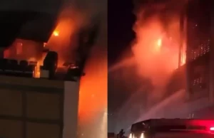 Mueren más de 60 en incendio de centro comercial en Irak