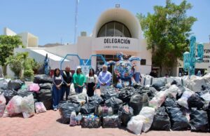 Entrega Delegación de Cabo San Lucas más de mil 400 kilos de plástico reciclado