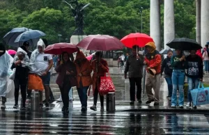 Canal de baja presión causará lluvias intensas en gran parte del país