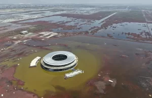 Terrenos del NAIM sí están inundados: Conanp