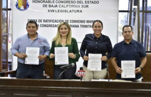 Firman legisladoras convenio con la Congregación “Mariana Trinitaria»