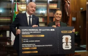 Se reúne Claudia Sheinbaum con Gianni Infantino; avanza planeación del Mundial 2026