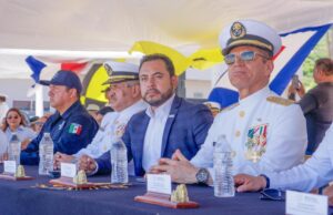 Asiste Christian Agúndez a la Ceremonia de Entrega-Recepción del Mando de Armas del Sector Naval de Cabo San Lucas
