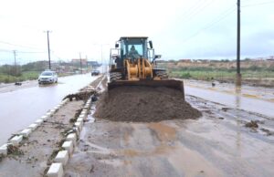 Refuerza Servicios Públicos de Los Cabos acciones para liberar caminos y avenidas tras lluvias