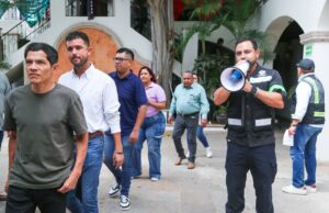 Coordina alcalde Christian Agúndez el Simulacro Nacional 2025 con la participación de personas servidoras públicas