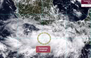 Se forma la tormenta tropical Narda: alerta de lluvias intensas y oleaje en el Pacífico mexicano