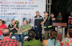Autoridades municipales dan banderazo de inicio a tres importantes obras en Los Cabos
