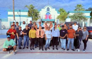 Realizan labores de limpieza en la Delegación Municipal de Miraflores