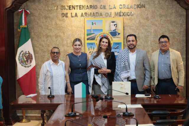 ALCALDE REUNIÓN EMBAJADORA PALESTINA MÉXICO 2