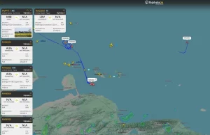 Aviones militares de EE.UU. sobrevolaron aguas cercanas a Venezuela, según una web de rastreo
