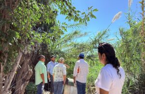Verifican avances de obra de pavimentación las calles Unión y 5 de Mayo en Miraflores
