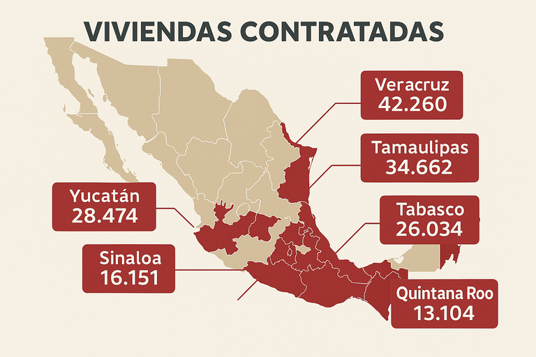 INFONAVIT LLEGA A 250 MIL VIVIENDAS DEL BIENESTAR CONTRATADAS PARA SU CONSTRUCCIÓN