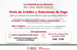 INFONAVIT INSTALARÁ MÓDULO DE ATENCIÓN PARA DERECHOHABIENTES DE LA PAZ