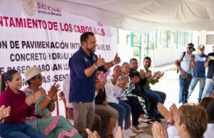 Con banderazo de autoridades municipales y estatales inicia la pavimentación de la calle Paseo Cabo San Lucas