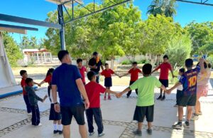 Se imparten clases de Educación Física en escuelas rurales de la zona norte