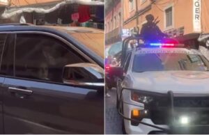 Grecia Quiroz, viuda de Carlos Manzo, sale de Palacio Nacional tras reunión con Sheinbaum