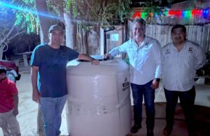 Entregan tinacos para fortalecer el abasto de agua en hogares de Los Cabos