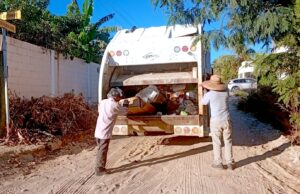 Recolecta Servicios Públicos cerca de 3 mil toneladas de residuos en Los Cabos; mantienen operativos de limpieza