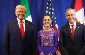 Sheinbaum, Trump y Carney se reúnen; acuerdan trabajar en conjunto temas comerciales