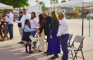 Conmemoran a cabeños ilustres durante Honores a la Bandera en Cabo San Lucas