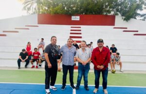 Rehabilitan espacios deportivos en Cabo San Lucas con apoyo de empresas y ciudadanía