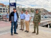 Encabezan autoridades municipales operativo de supervisión en la Marina de Cabo San Lucas