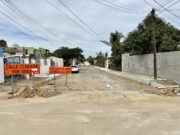 Supervisan avance de pavimentación de la calle Jacinto Rochín, en Ampliación Santa Rosa