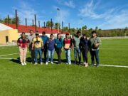 Rehabilitación de la unidad deportiva de Caduaño registra avance del 70%