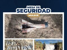 Asegura Mesa Estatal de Seguridad artefactos explosivos improvisados, narcóticos y vehículo en Mulegé