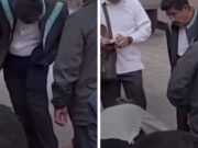 Polémica por video donde limpian los zapatos a Hugo Aguilar, presidente de la SCJN