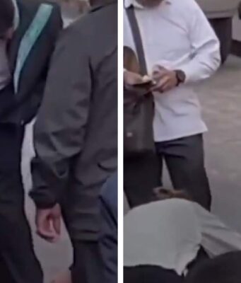 Polémica por video donde limpian los zapatos a Hugo Aguilar, presidente de la SCJN